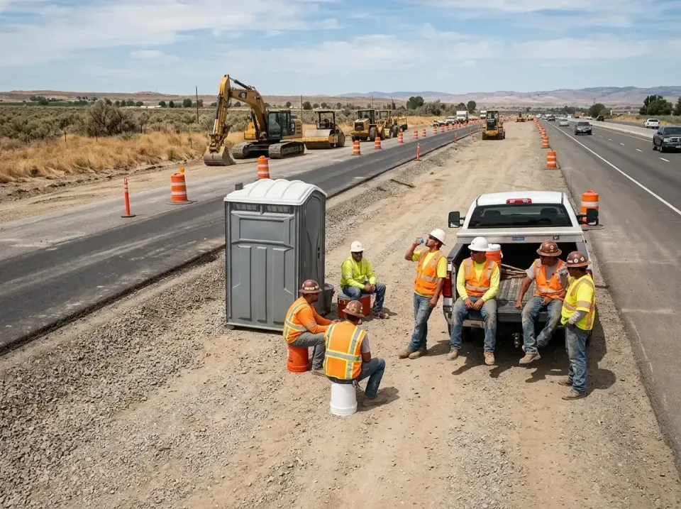 highway-road-construction-crew-007 — frequently asked questions, Porta Potty and Restroom Rentals in Blackstone, VA
